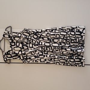 Trina Turk Black and White Dress